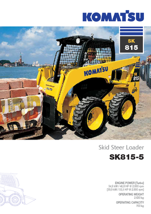 Kompaktlader Komatsu SK815-5 Super Flow