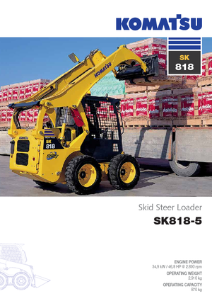 Kompaktlader Komatsu SK818-5E0