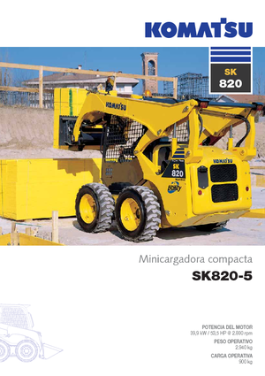 Kompaktlader Komatsu SK820-5