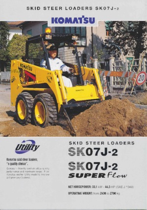 Kompaktlader Komatsu SK07J-2