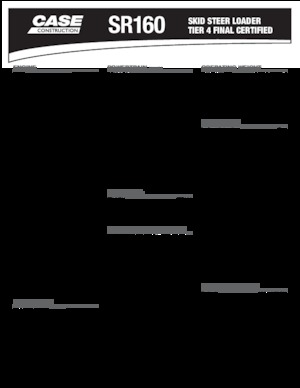 Kompaktlader Case SR160