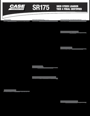 Kompaktlader Case SR175