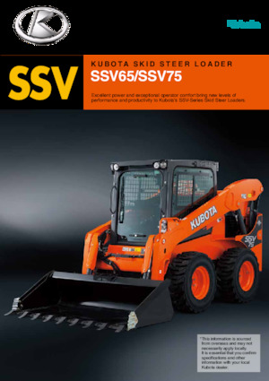 Kompaktlader Kubota SSV65PHC