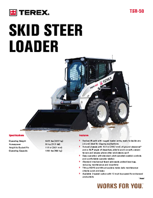 Kompaktlader Terex TSR 50