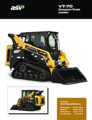 Kompaktlader ASV VT 70