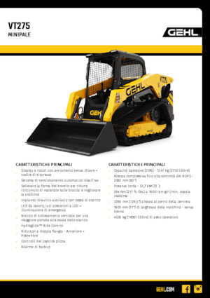 Kompaktlader Gehl VT275