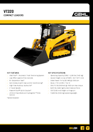 Kompaktlader Gehl VT320