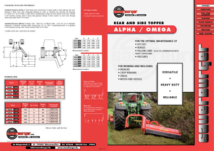 Böschungsmäher Sauerburger Alpha 2650