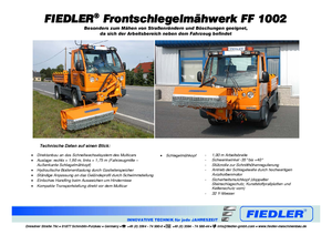 Böschungsmäher Fiedler FF 1002