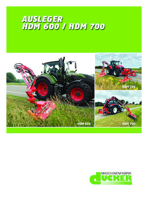 Böschungsmäher Dücker HDM 600  VMS 1200