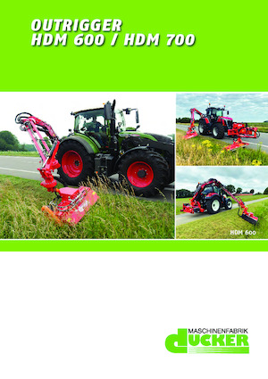 Böschungsmäher Dücker HDM 600  VMS 1200