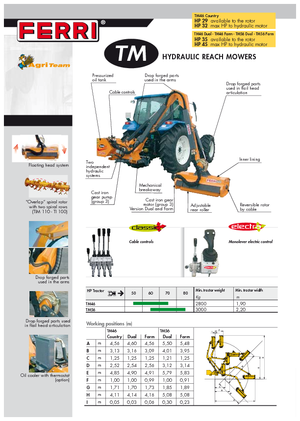Böschungsmäher Ferri TM 46 Dual