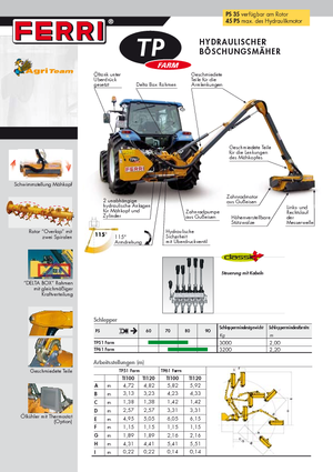 Böschungsmäher Ferri TP 51 Plus
