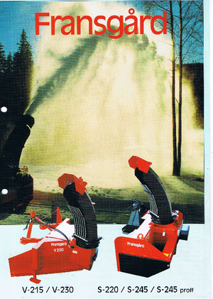 Schneefräsen Fransgard S 245 proff