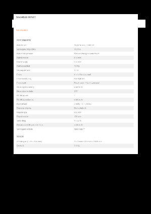 Schneefräsen Eliet Snowbob 8014 T4