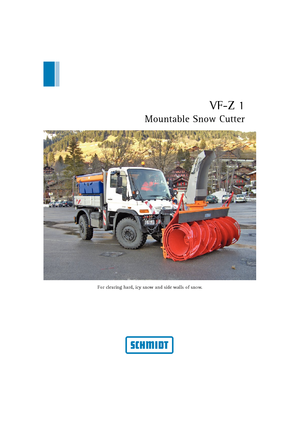 Schneefräsen Schmidt VF-Z.1