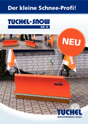 Federklappen-Schneepflüge Tuchel SK-K 180