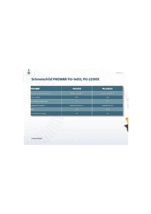 Drehklappen-Schneepflüge Pronar PU 1400