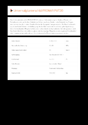 Drehklappen-Schneepflüge Pronar PU-T20