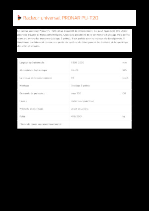Drehklappen-Schneepflüge Pronar PU-T20