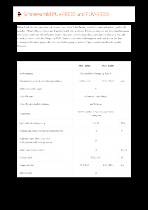 Drehklappen-Schneepflüge Pronar PUV 3300