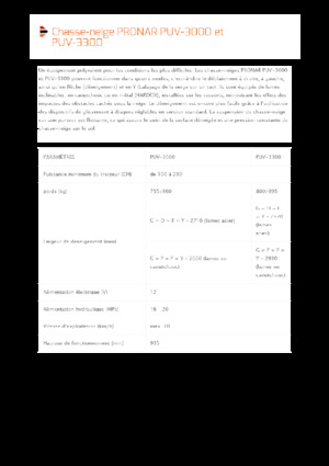 Drehklappen-Schneepflüge Pronar PUV 3300
