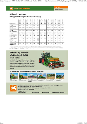 Sämaschinen Amazone AD 3000 Super RoTec