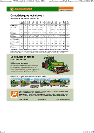 Sämaschinen Amazone D9 12000 Super
