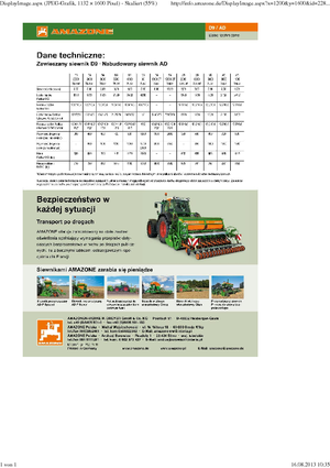 Sämaschinen Amazone D9 12000 Super