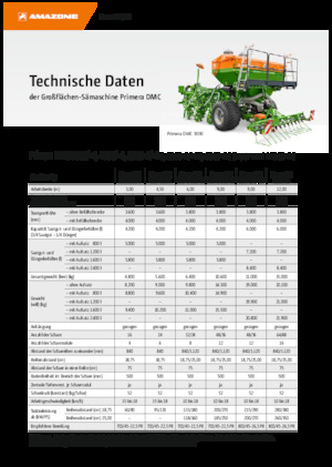 Sämaschinen Amazone Primera DMC 3000