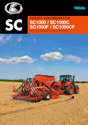 Sämaschinen Kubota SC1301 e-com
