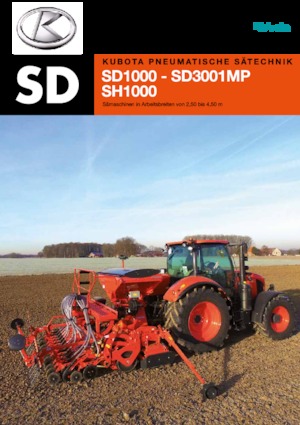 Sämaschinen Kubota SD3301MP e-bas