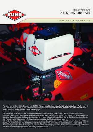 Sämaschinen Kuhn SH 1120 Isobus