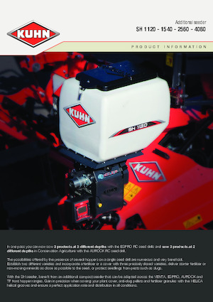 Sämaschinen Kuhn SH 1120 Isobus