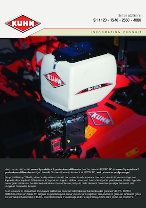 Sämaschinen Kuhn SH 1120 Isobus