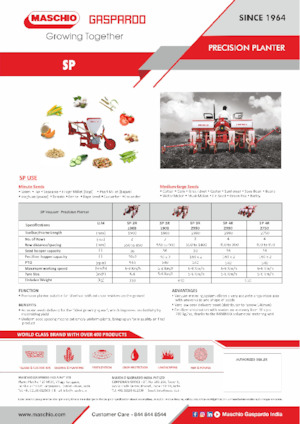 Sämaschinen Gaspardo SP 4R 2750