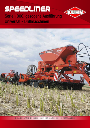Sämaschinen Kuhn Speedliner 4000-32