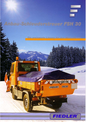 Anbau-Streugeräte Fiedler FSH 30 Edelstahl