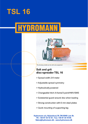 Anbau-Streugeräte Hydromann TSL 16
