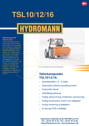 Anbau-Streugeräte Hydromann TSL 16