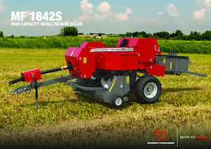 Grosspackenpressen + Hochdruckpressen Massey Ferguson SB 1842S