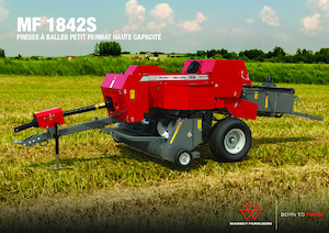 Grosspackenpressen + Hochdruckpressen Massey Ferguson SB 1842S