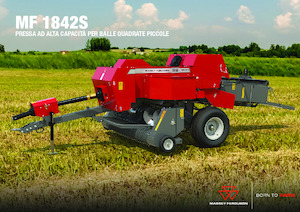Grosspackenpressen + Hochdruckpressen Massey Ferguson SB 1842S