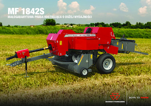 Grosspackenpressen + Hochdruckpressen Massey Ferguson SB 1842S