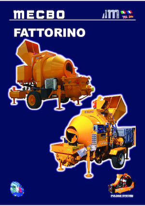 Stationäre Betonpumpen Mecbo Fattorino P2.800 H