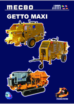 Stationäre Betonpumpen Mecbo Getto Maxi