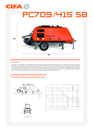 Stationäre Betonpumpen CIFA PC 709