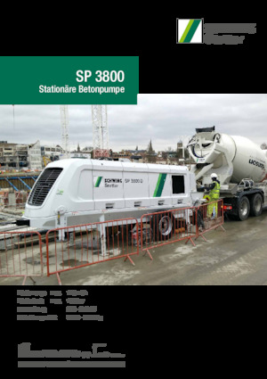 Stationäre Betonpumpen SCHWING-Stetter SP 3800 E