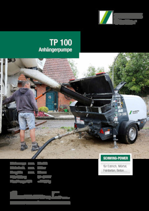 Stationäre Betonpumpen SCHWING-Stetter TP 100 D