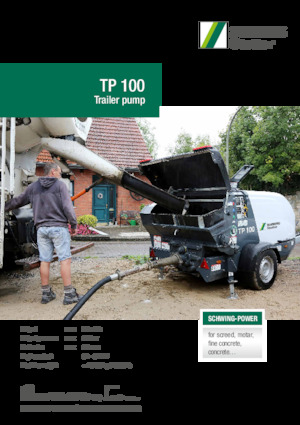 Stationäre Betonpumpen SCHWING-Stetter TP 100 D